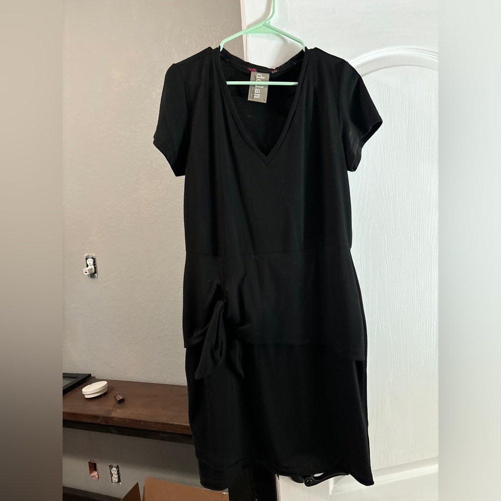 Black Dolan x anthropologie casual dress